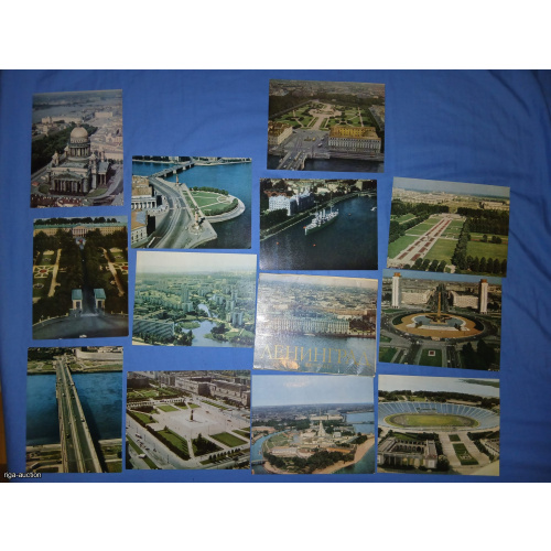 Leningrad Sanct Petersburg 1981 Set of the postcards