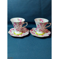 Two tea and coffee pairs
