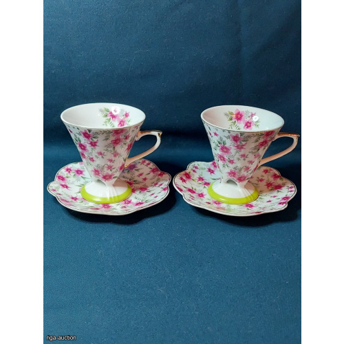 Two tea and coffee pairs