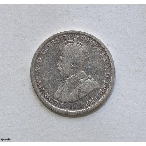 1 shilling coin 1917, Australia, George 5, 925 silver