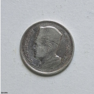 Монета 1 дирхам 1960 (1380), Марокко, Мухаммед 5, серебро 600