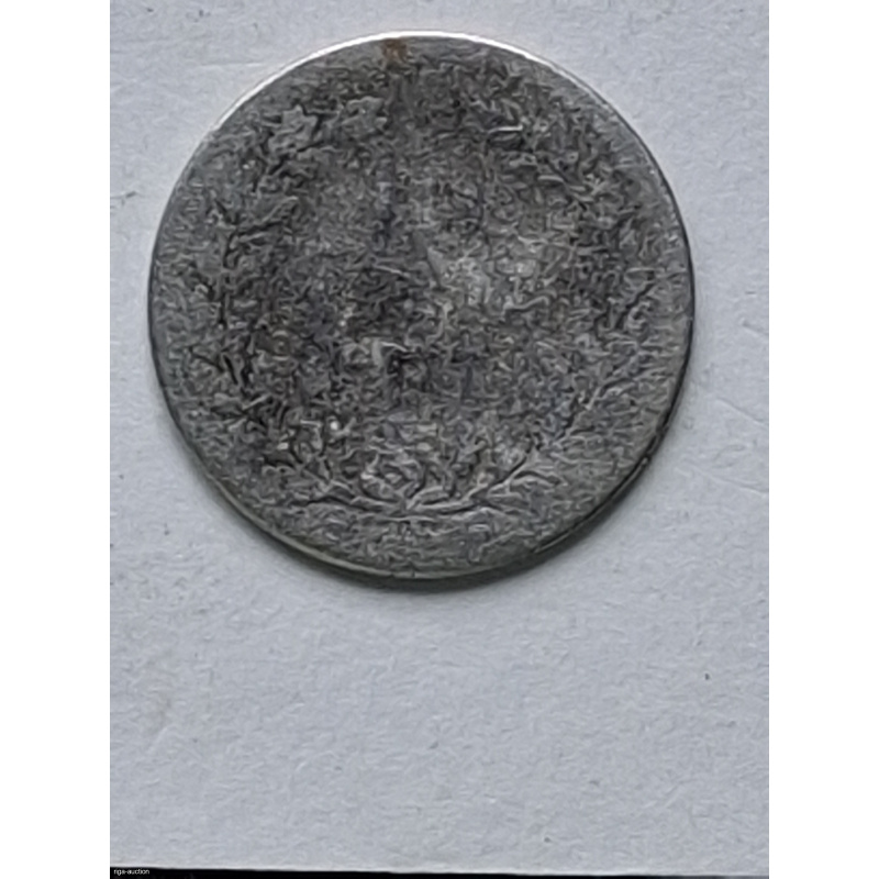 Coin 10 cent 1877, Villem 3, Holland, 640 silver