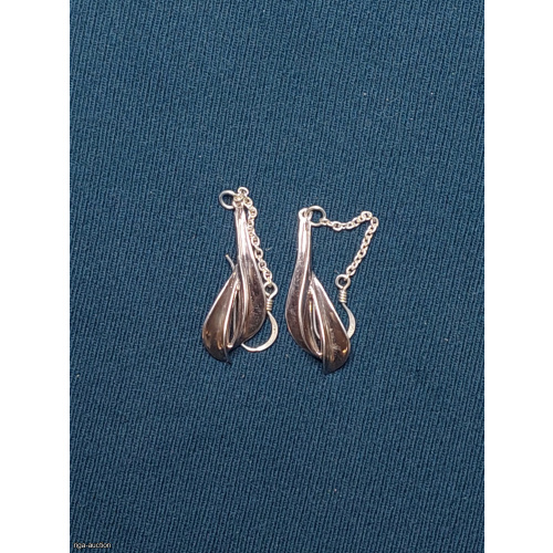Серьги серебро.