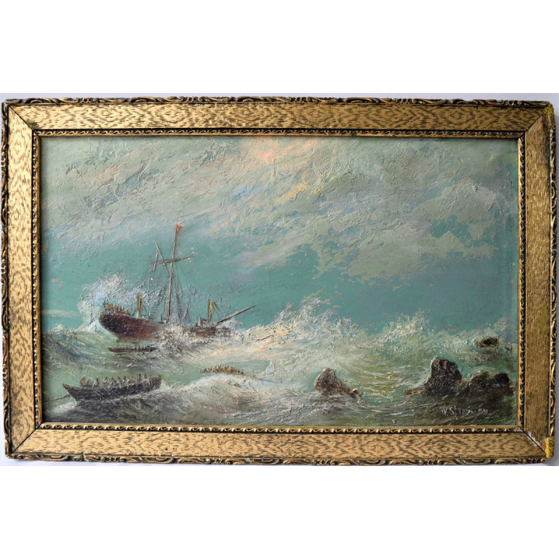 painting "Shipwreck"