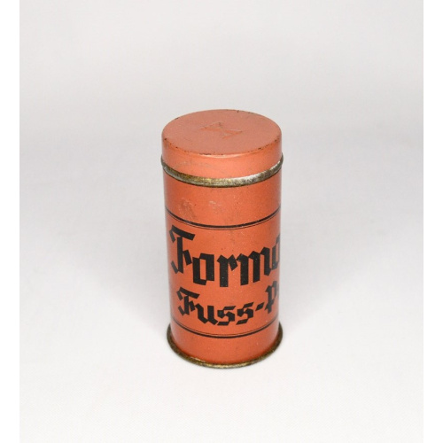 German container "Formalin" powder for feet