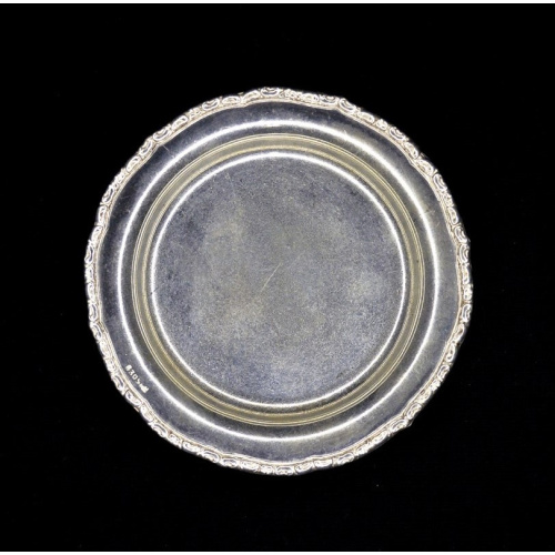 silver small plate