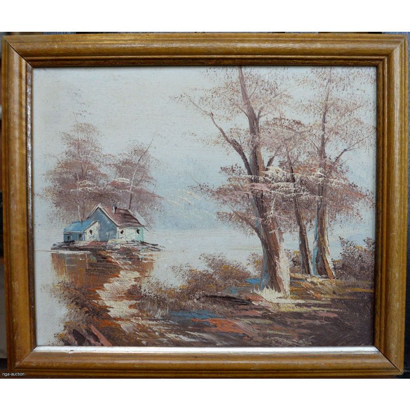 painting "House on the Lake"