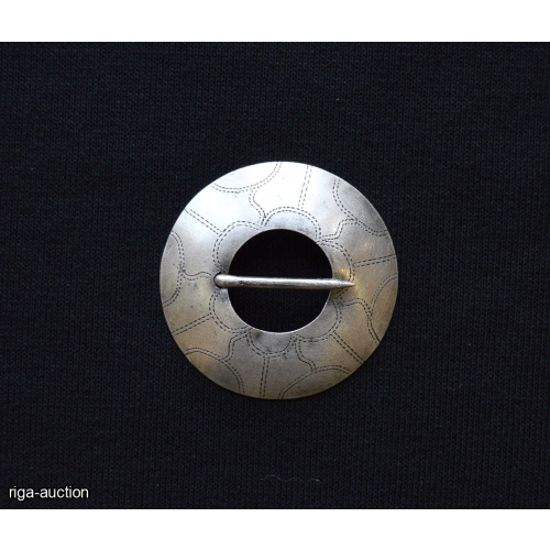 silver brooch