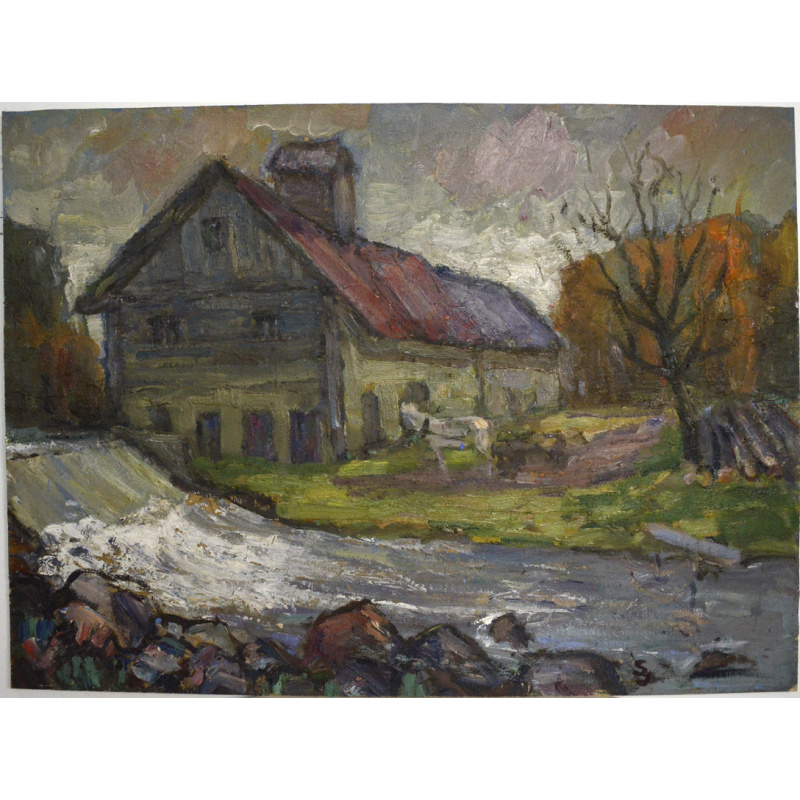 painting "Mill"