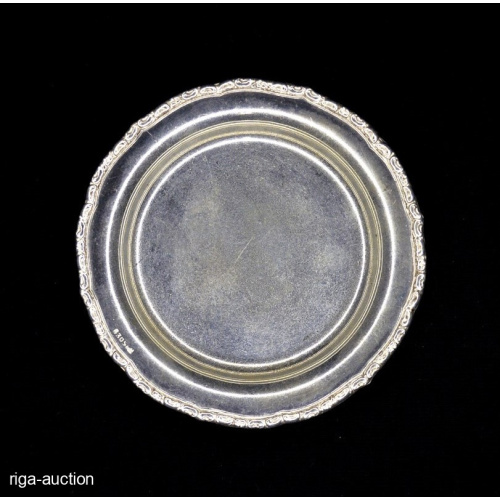 silver small plate