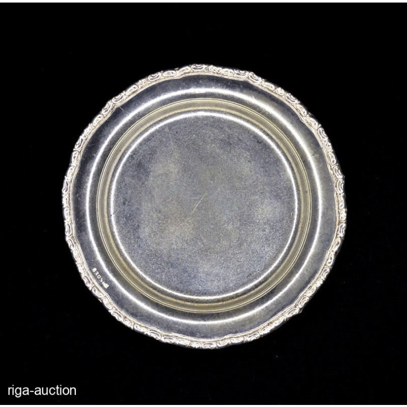 silver small plate