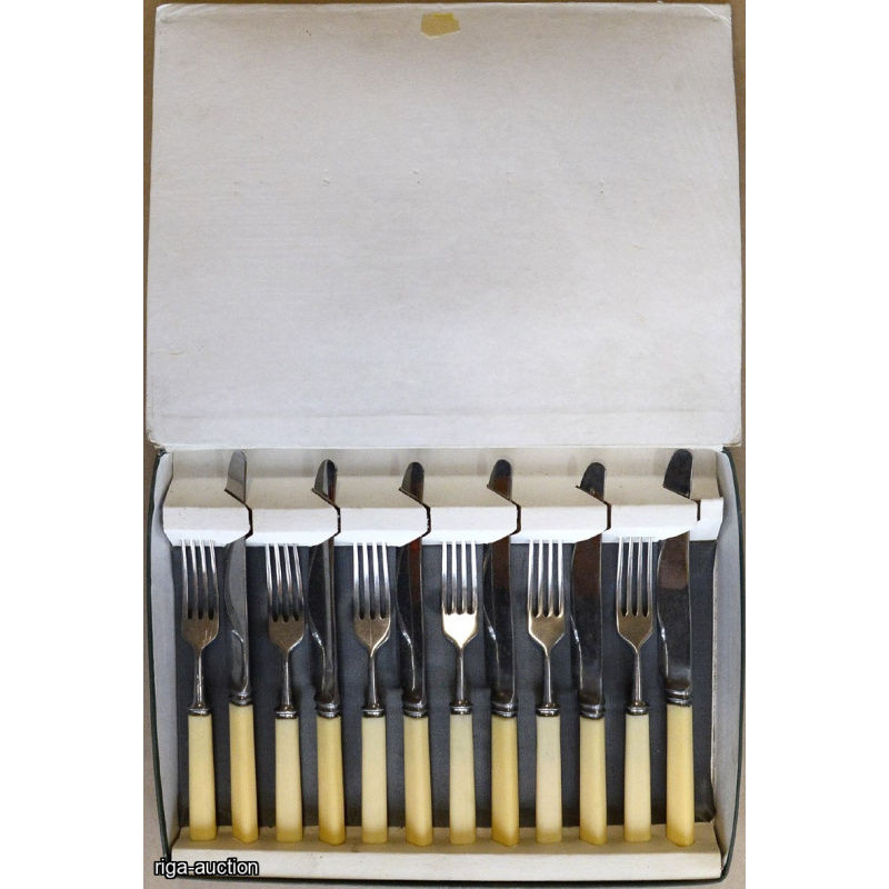 set of cutlery for 6 persons (forks/knives), USSR