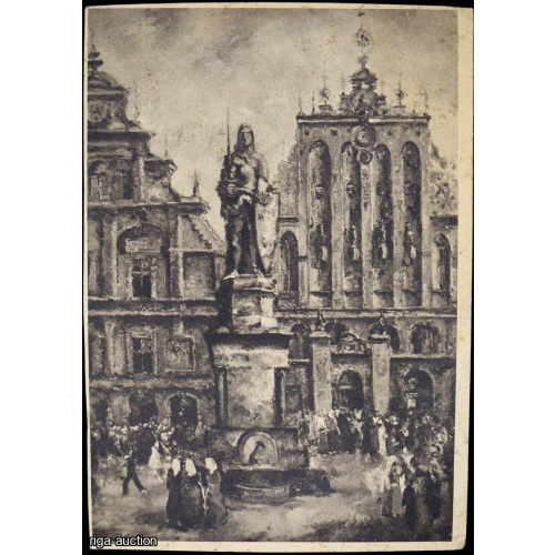 postcard "House of the Blackheads"