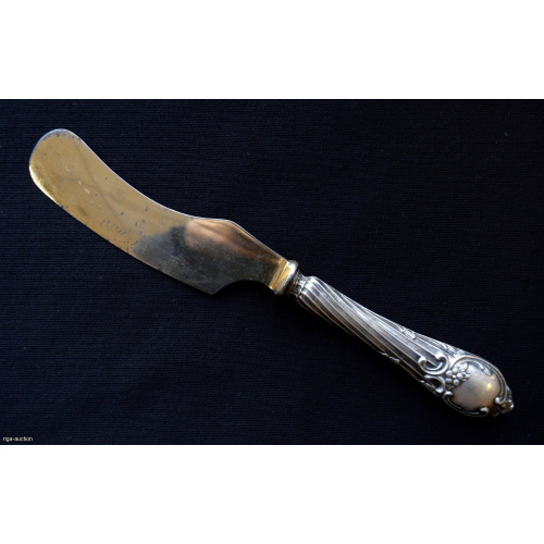 silver cake knife