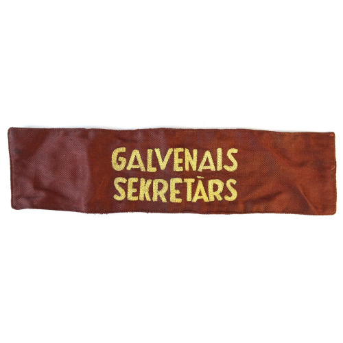 "Chief Secretary" armband