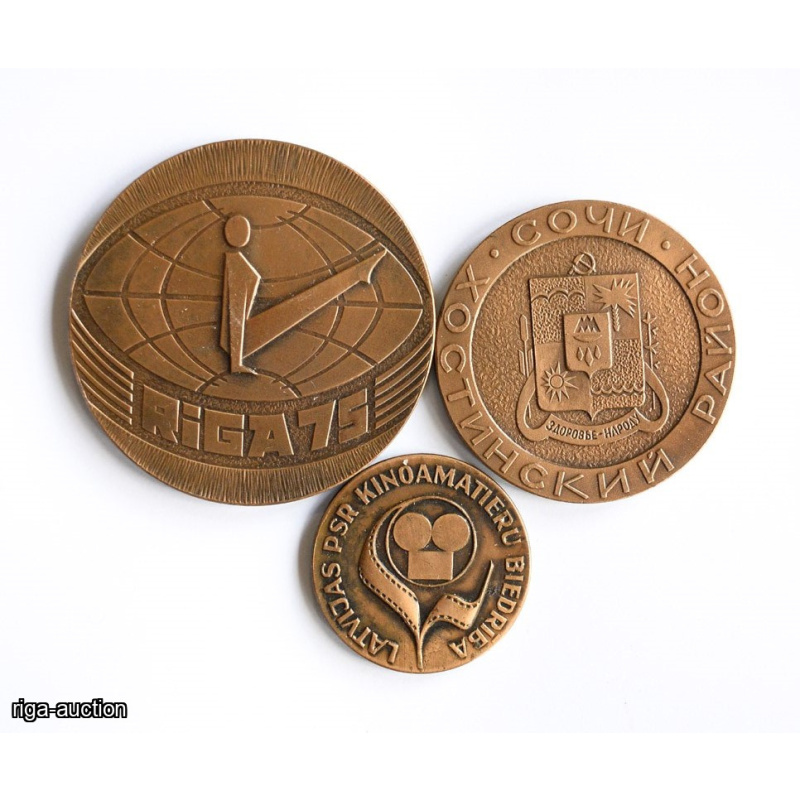 table medals 3 pcs.
