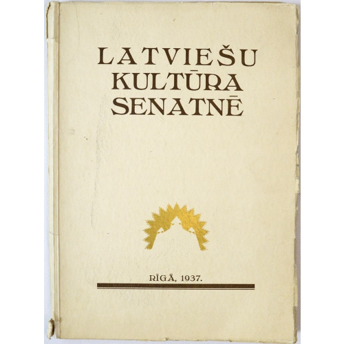 book "Latviešu Kultūra Senatnē"