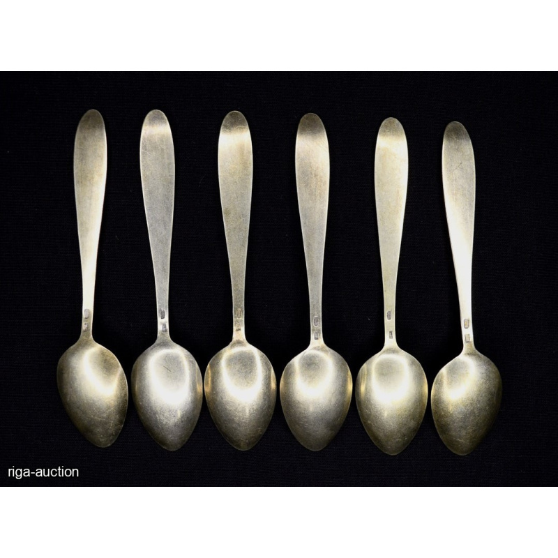 set of silver spoons (6 pcs.)