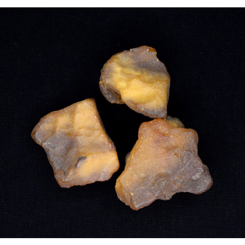 amber stone 3 pcs.