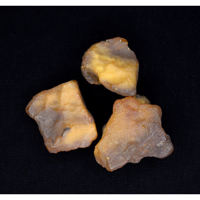 amber stone 3 pcs.