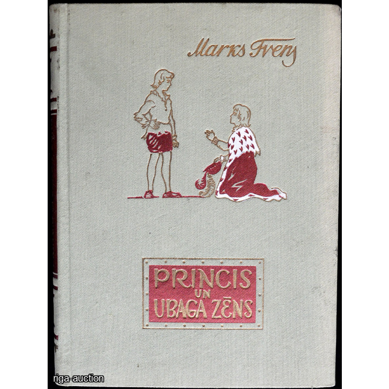 book "Princis un ubaga zēns"
