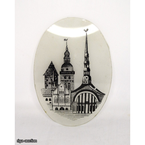 frosted glass - insert "Riga"