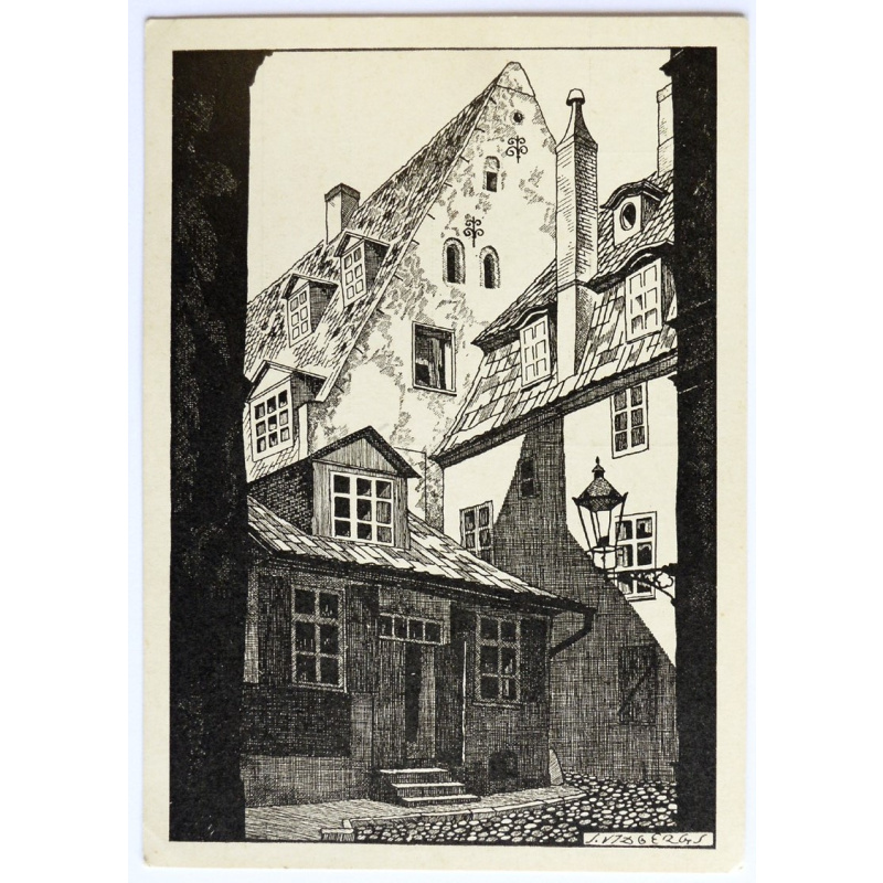 postcard "Rīga, Lielā Jaunavu iela"