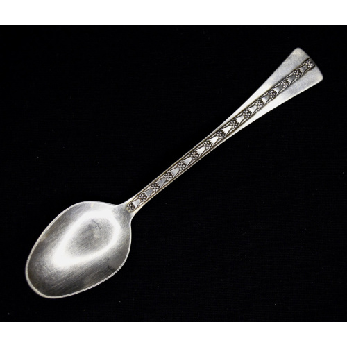 silver tea spoon