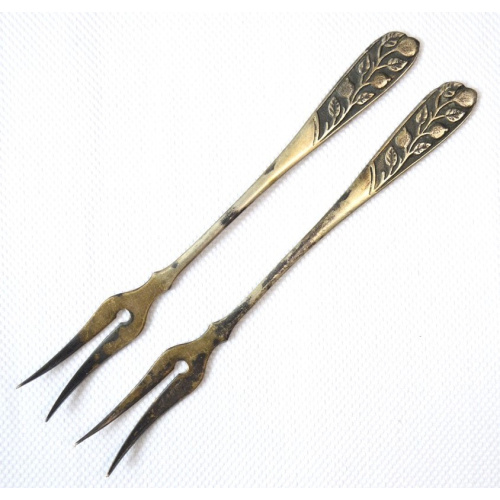silver dessert forks 2 pcs.