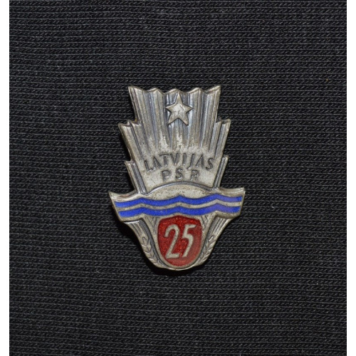 sign "Latvian SSR 25"