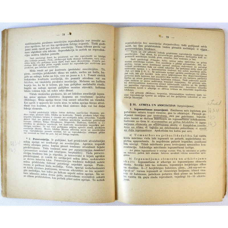 book "Psīhologija un Loģika", Latvia