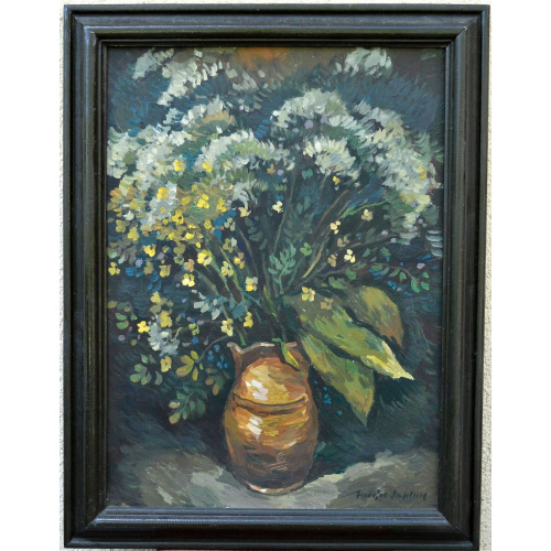 картина "Pļavu ziedi", Латвия, СССР