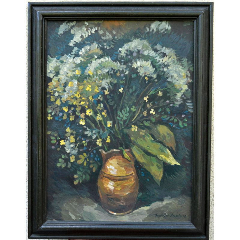 painting "Pļavu ziedi", Latvia, USSR