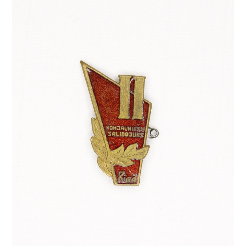badge "Congress of Komsomol members"