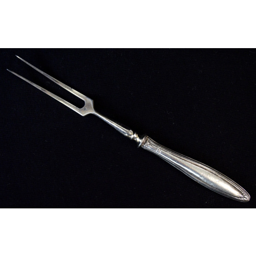 silver meat fork