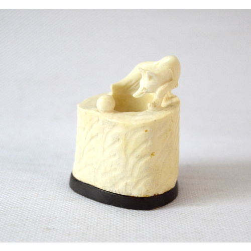 настольный декор по мотиву сказки "Колобок"