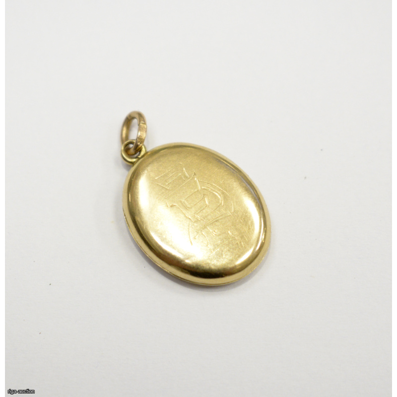 gold pendant, USSR