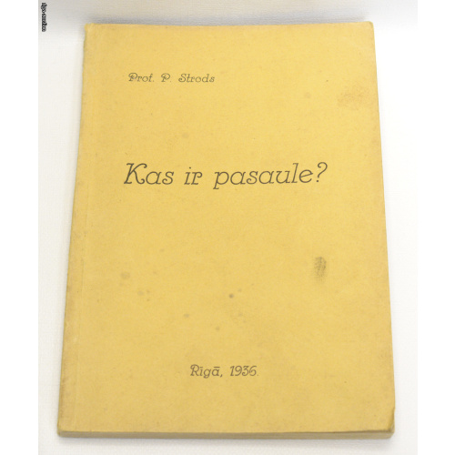 book "Kas ir pasaule?", Latvia