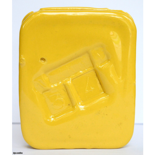 hot enamel jewelry "Color yellow", No. 34, Dulevo paint factory (USSR)