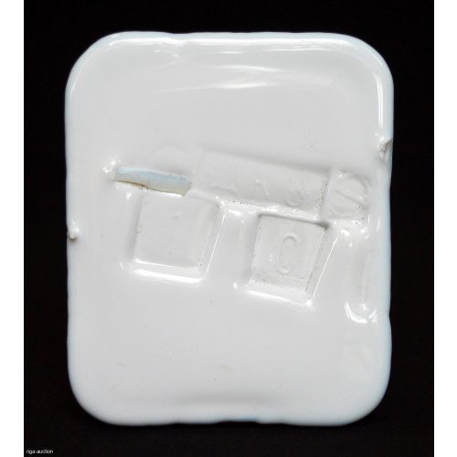hot enamel jewelry "Color opaque white", No. 12, Dulevo paint factory (USSR)