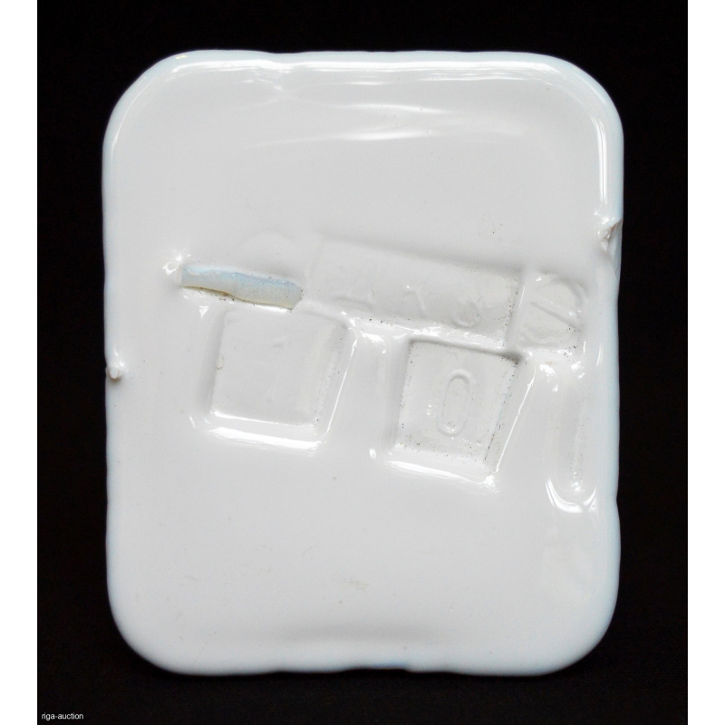hot enamel jewelry "Color opaque white", No. 10, Dulevo paint factory (USSR)