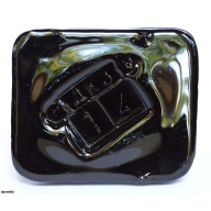 hot enamel jewelry "Color transparent blue", No. 14, Dulevo paint factory (USSR)
