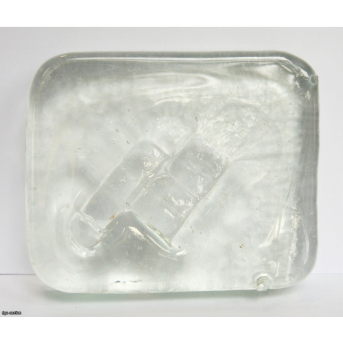 hot enamel jewelry "Opal opaque", No. 16, Dulevo paint factory (USSR)