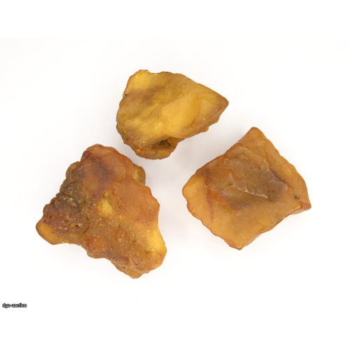 natural Baltic amber stone (3 pcs.)