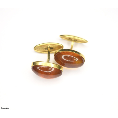 amber cufflinks, Latvia, USSR
