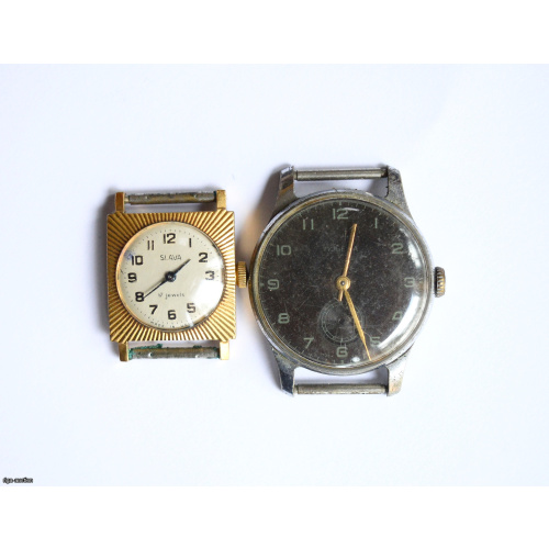 mechanical wristwatch "Slava, Pobeda", USSR, not in working condition