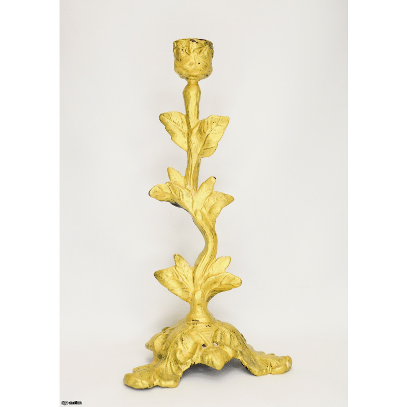 cast iron candlestick for one candle, USSR