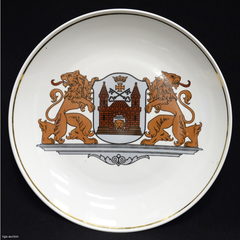 настенная тарелка "Рига", Рига (Латвия), СССР