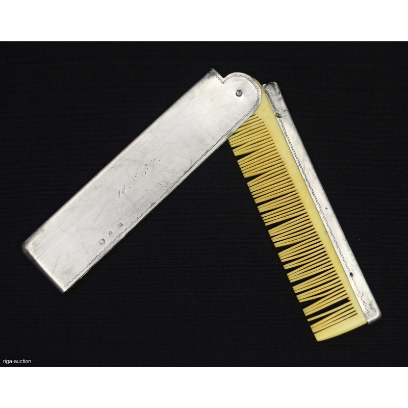 silver pocket comb, Latvia