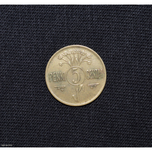 5 cents 1925, Lithuania